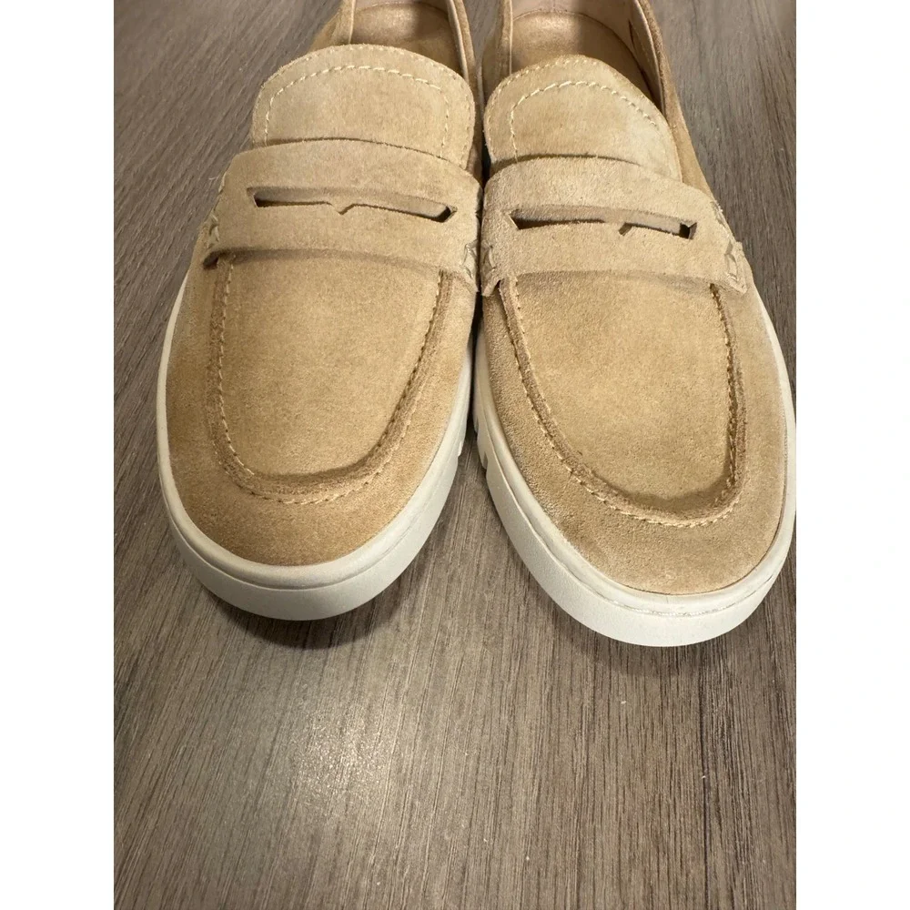 Vionic Tan Suede Loafers - Picture 5 of 12